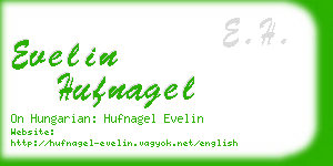 evelin hufnagel business card